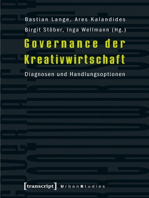 cover image of Governance der Kreativwirtschaft